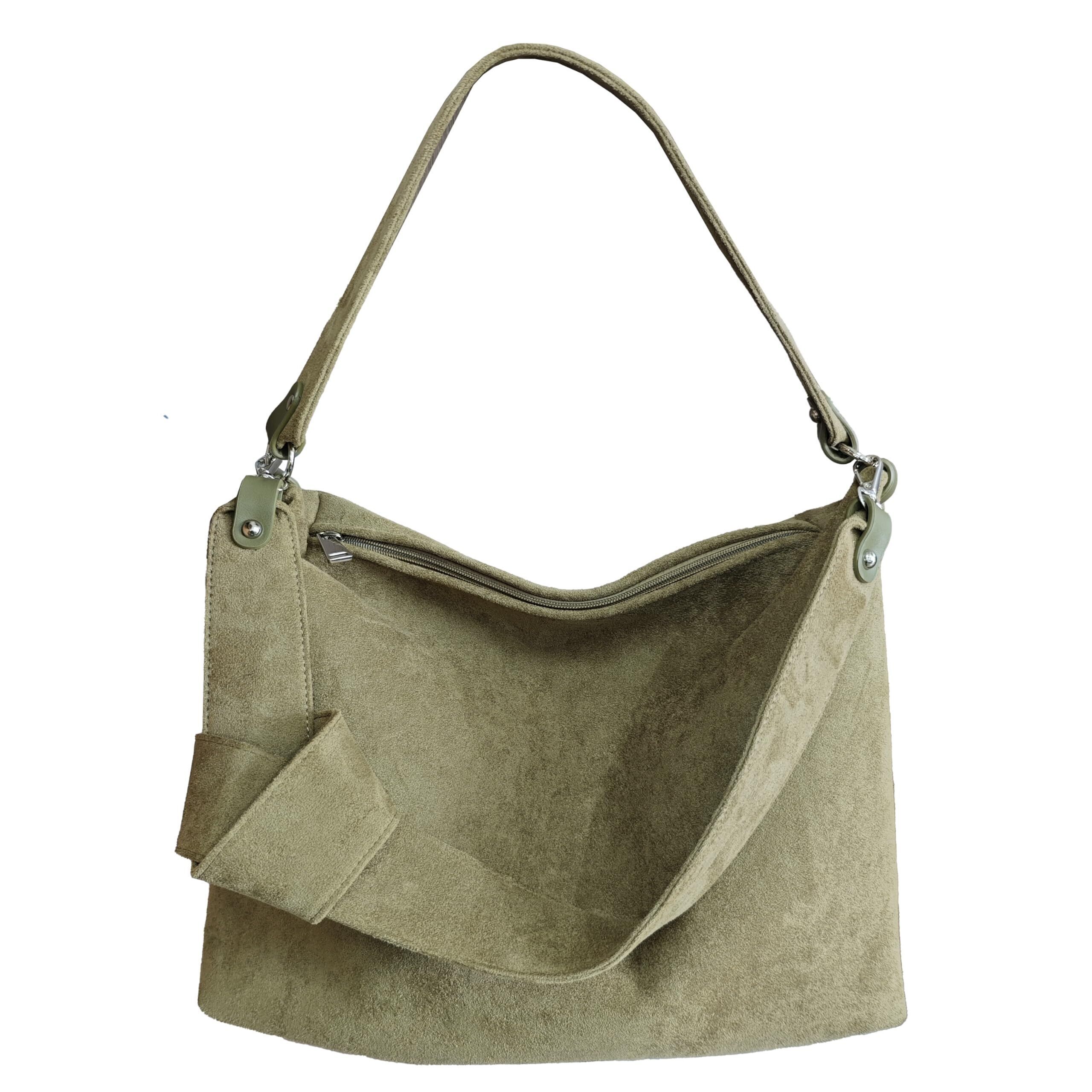 7041 Suede Hobo Bag Elegant Shoulder Bag Handbags Satchel Casual Work